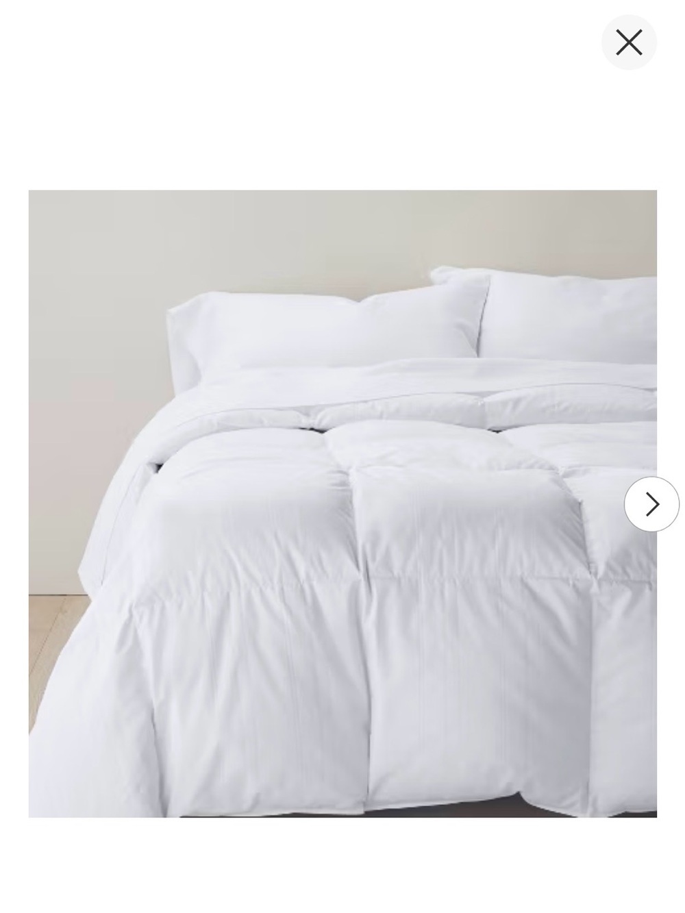 New Open Bag Twin All Season Premium Down Comforter - Casaluna™: Hypoallergenic,